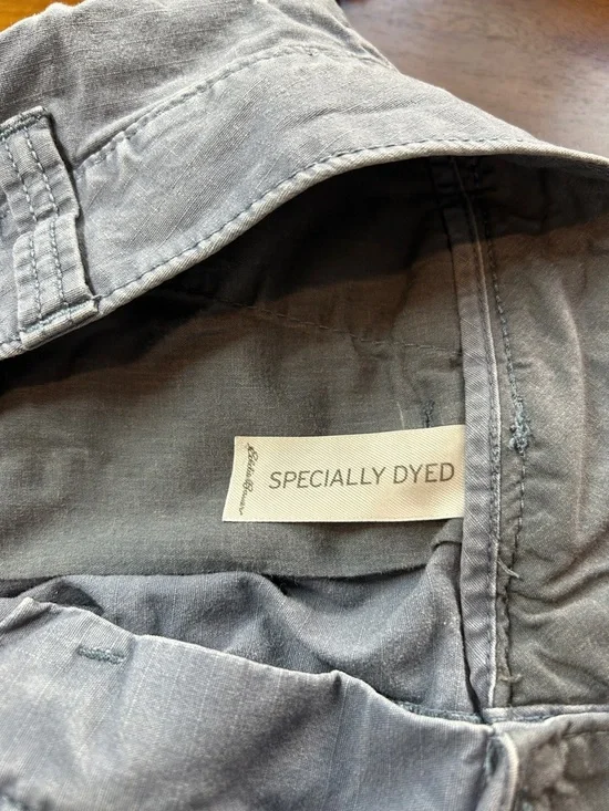 Faded Blue Eddie Bauer Casual Capris Pants - Picture 3 of 9